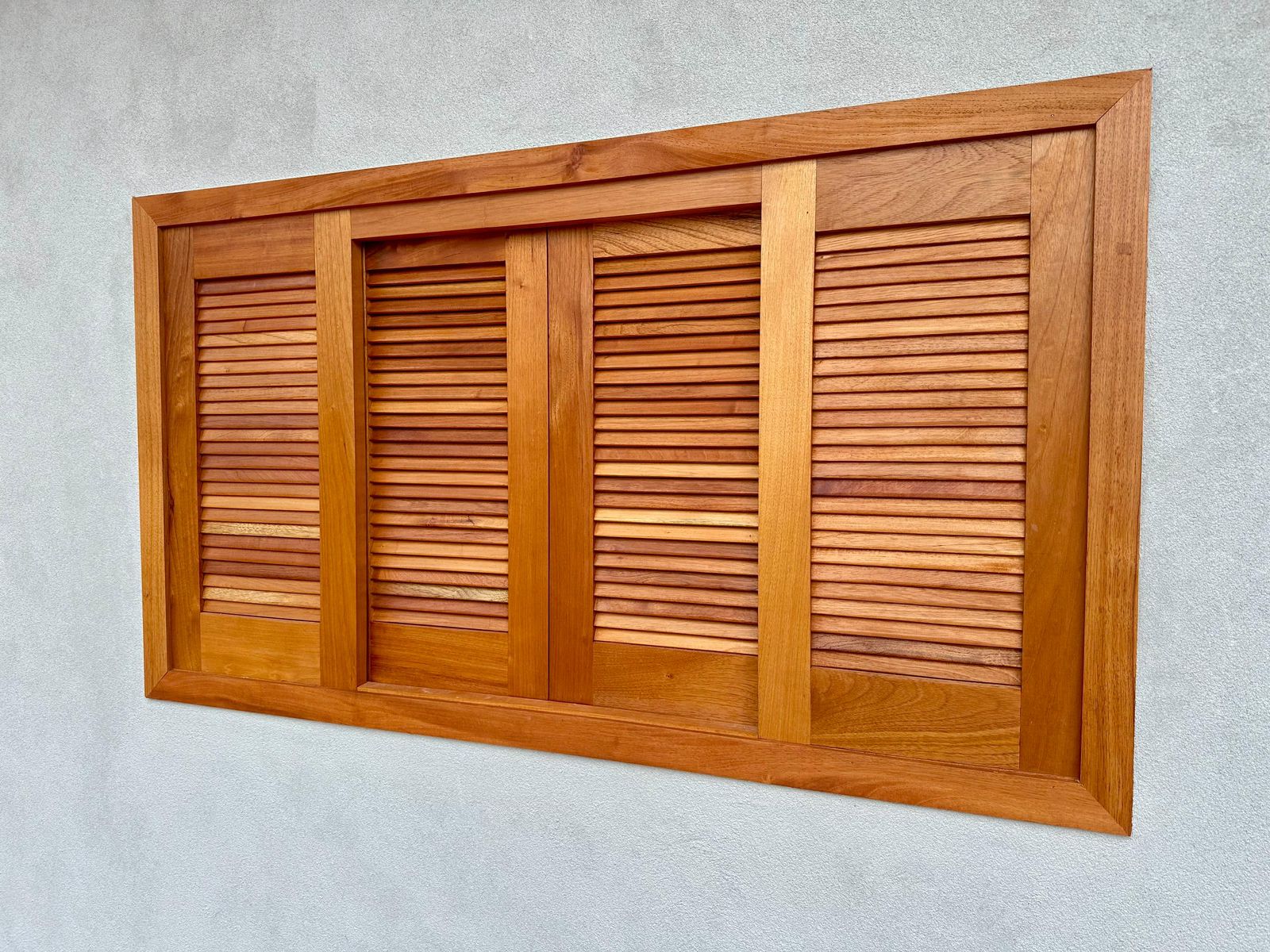 Louvered Wooden Window